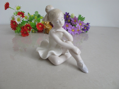 【廠家直銷(xiāo) 陶瓷工藝品 超萌可愛(ài)芭蕾小女孩子 0107】?jī)r(jià)格,廠家,圖片,陶瓷工藝品,德化縣冠亞陶瓷工藝廠-